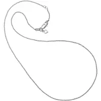 Diamonfire Zilveren Lengtecollier Anker 1 mm breed (43-45cm) lang 801.0005.45