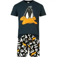 Looney Tunes Pyjama - Insane Duffy Duck - S tot 5XL - voor Mannen - meerkleurig - Maat XXL