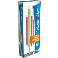 Papermate vulpotlood Non-Stop, doos van 12 stuks in geassorteerde kleuren