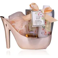 Accentra Badeset HONEY JASMINE in Plastikschuh (rosé-glänzend), inkl. 160ml Duschgel, 160ml Bodylotion, 15... (Lichaamsverzorgingsset)