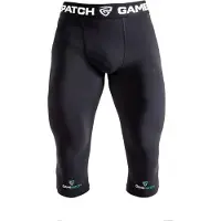 Gamepatch | 3/4 Compression tights | Zwart | Maat 2XL | Basketball | Handball | Urban Sports