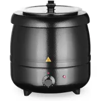 Buffalo Soepketel Buffalo, RVS, zwart, 10L, 34,5(Ø)mm, hoogte 36cm