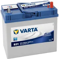Varta Accu Blue Dynamic B31 45 Ah voor o.a. DAIHATSU, HONDA, LEXUS, MAZDA, MITSUBISHI, NISSAN, SUBARU, SUZUKI, TOYOTA