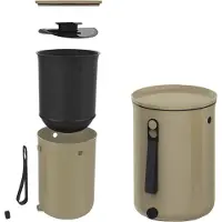 SmartaSaker Bokashi Organko 2 Compostbak 9,6l Set2 Cappucino - Zonder Bran
