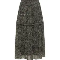 Dreimaster Rok bruin / groen / zwart / wit