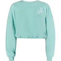 Mymo Sweatshirt 'Keepsudry' aqua / wit