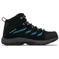 Columbia CRESTWOOD MID WATERPROOF Dames Wandelschoenen - Black, Skylight