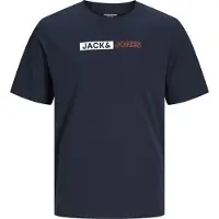 Jack & Jones JACK&JONES PLUS JJECORP LOGO TEE PLAY SS O-N NOOS PLS Heren T-shirt - Navy Blazer Play 5