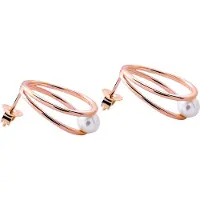 Orphelia 'Heloise' Dames 925 Sterling Zilveren Stud Oorbellen - Roze ZO-7509