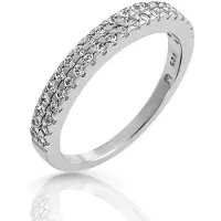 Orphelia 'Glam' Damesring van 925 Sterling Zilver - Zilver ZR-7536