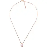 Orphelia 'Hedda' Dames 925 Sterling Zilveren Ketting met Hanger - Roze ZH-7229