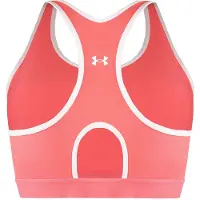 Under Armour Mid Keyhole Dames Roze Sportbeha