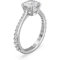 Swarovski Ring zilver / transparant