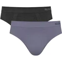 Sloggi Slip 'GO' smoky blue / zwart