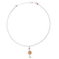 Orphelia Dames 925 Sterling Zilveren Ketting - Zilver ZK-2586