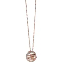 Orphelia Dames 925 Sterling Zilveren Ketting met Hangertje - Roze ZH-6031/1