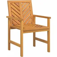 vidaXL Tuin Eettafel Set 3 st Bruin Massief Acacia Hout
