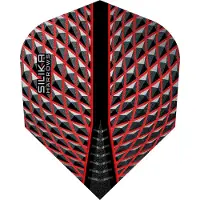 Harrows Silika Round NO6 Red Tough Crystalline Coated - Dart Flights