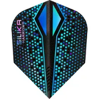 Harrows Silika X Color Shift Blue NO6 Tough Crystalline Coated - Dart Flights