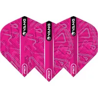 Red Dragon Yin Yang Pink Black - Dart Flights