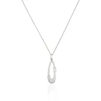 Orphelia Dames 925 Sterling Zilveren Ketting met Hanger - Zilver PEN-2082