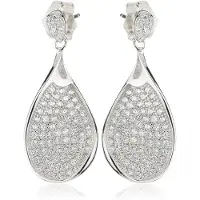 Orphelia Dames 925 Sterling Zilveren Oorbellen - Zilver ZO-5937