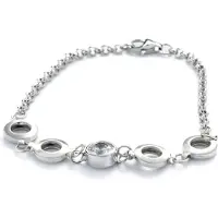 Orphelia Dames 925 Sterling Zilveren Armband - Zilver ZA-1008