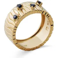 Orphelia Dames 925 Sterling Zilveren Ring - Goud ZR-7504/G