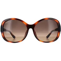Salvatore Ferragamo SF744SLA 214 tortoise bruin gradiënt zonnebril