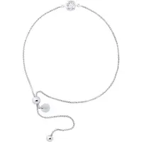 Diadema Diamond Bracelet Solitaire 0,02 0,50 Cts Cts Illusion White Gold