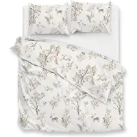 Zohome Zo Home Dekbedovertrek Flanel Hazel - off white 200x200/220cm