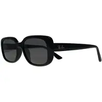 Ray-Ban RB4421D Bio Based 667787 gepolijst zwart donkergrijs zonnebril