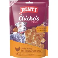 Rinti - Extra Chicko Plus 12x80g - Kaasblokjes met kip