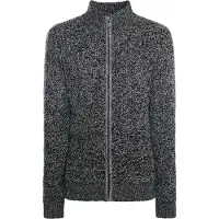 ICEBOUND Gebreid vest zwart / zwart gemêleerd