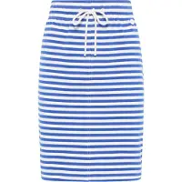 Dreimaster Maritim Rok blauw / wit