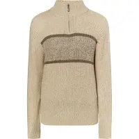 MO Trui 'Rovic' beige / donkerbeige