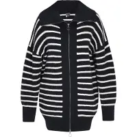 Dreimaster Maritim Gebreid vest marine / wit