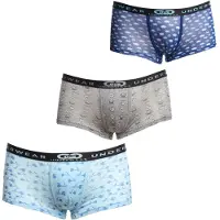 Le Petit Garçon Pack-3 Boxers van ademende stof en anatomische voorkant LPG1008 jongen