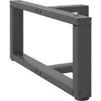 vidaXL Salontafelpoten 2 st T-vormig 60x25x(30-31) cm staal antraciet