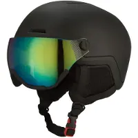 GOOFF Xtreme Skihelm met Vizier – Skihelm inclusief skibril - zwart maat S