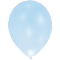Amscan Ballonnen Met Led-verlichting 28 Cm 5 Stuks Blauw