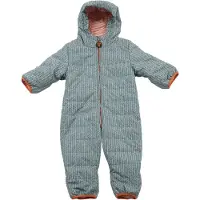 Ducksday - Kids Baby Snow Suit - Overall 86, turkoois/grijs
