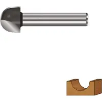 Rotec HM Holprofielfrees | GOLD-LINE | ø38,1 | R=19,05 | d2=12 - 272.20.1905