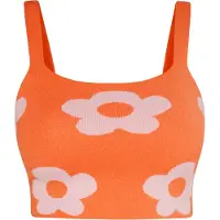 Mymo Top oranje / pastelroze