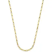 Frank 1967 7FN-0080 Schakelketting – Goudkleurig – Roestvrij Staal – 50 cm – Luxe Heren Ketting - Cadeau voor mannen