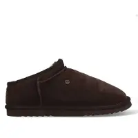 Warmbat Huisschoen 'Conner' chocoladebruin