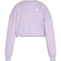 Mymo Sweatshirt lavendel / wit