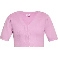 Mymo Gebreid vest lichtroze