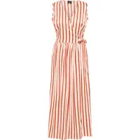 Dreimaster Klassik Jurk rood / wit
