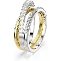 Swarovski 'Hyperbola' Dames Ring van Basismetalen - Zilver/Goud 5689729